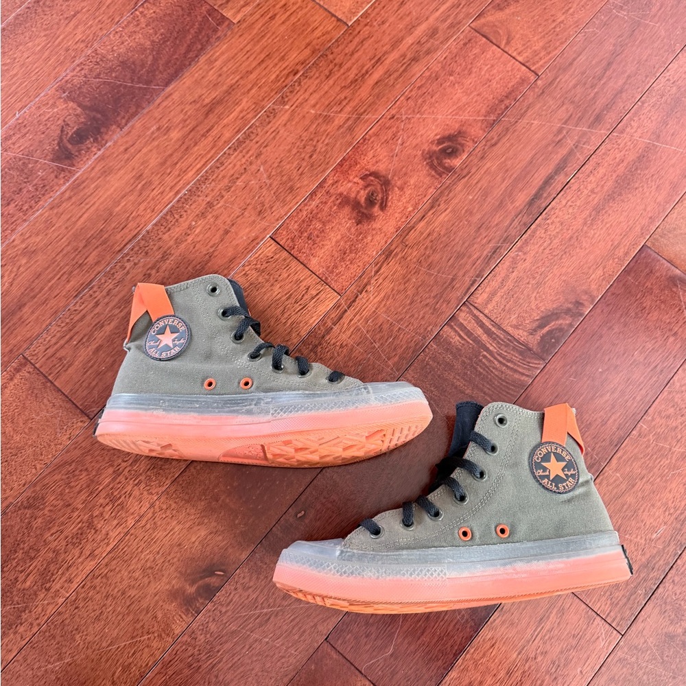 Converse Chuck Taylor All Star CX Hi stretch canvas sneakers in cargo khaki - Picture 8 of 11
